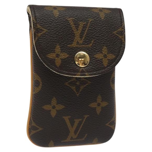 LOUIS VUITTON Monogram Etui Telephonne MM Cell Phone Case M66546 LV Auth EC799V - Picture 1 of 16